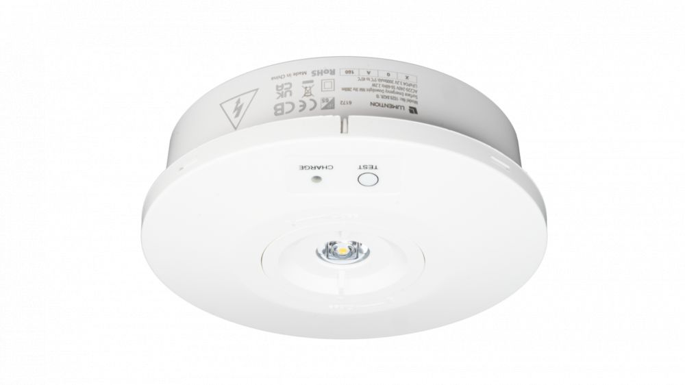 Noodverlichting Surface Rond Spot 3W 6500K IP20 Wit