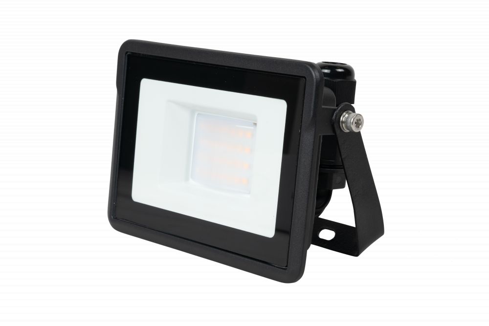 LED Breedstraler 20W, 6500K,2050 Lumens, IP65, Zwart
