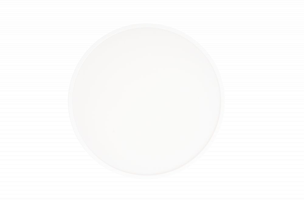 Led wand- en plafondarmatuur 17-21w instelbaar, 3000/4000K, 120lm/W, 110° CRI≥80, Ø 300xH56mm, IP44, IK6, Wit, Dimbaar