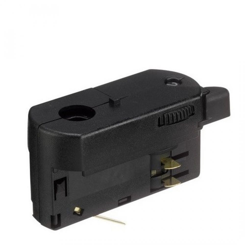NORDIC 3-Fase Rails Spanningsrail Adapter – Zwart