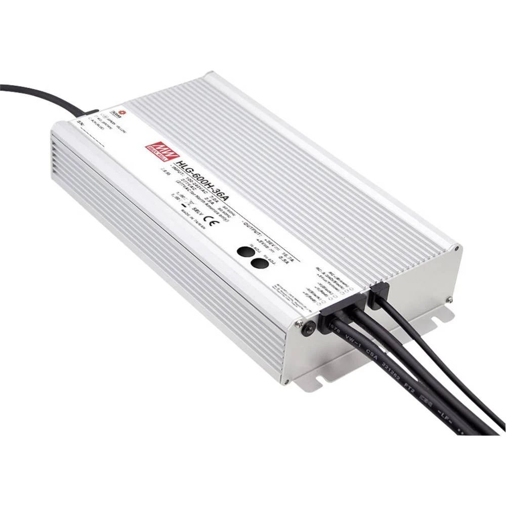 MEAN WELL Inbouwnetvoeding 24Vdc 25A 600W 3-in-1 Dimming