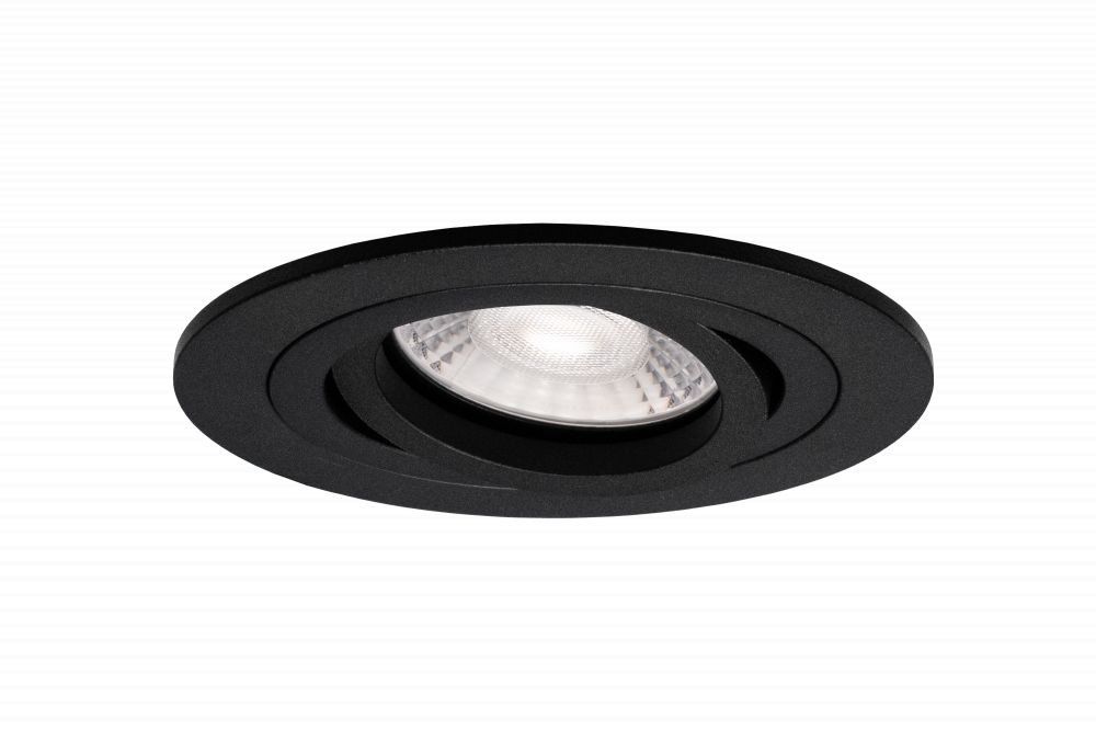 LED GU10 inbouwspot Armatuur Ø82xH22mm, boorgat Ø70mm, IP20, Rond, Kantelbaar 30°, Wit
