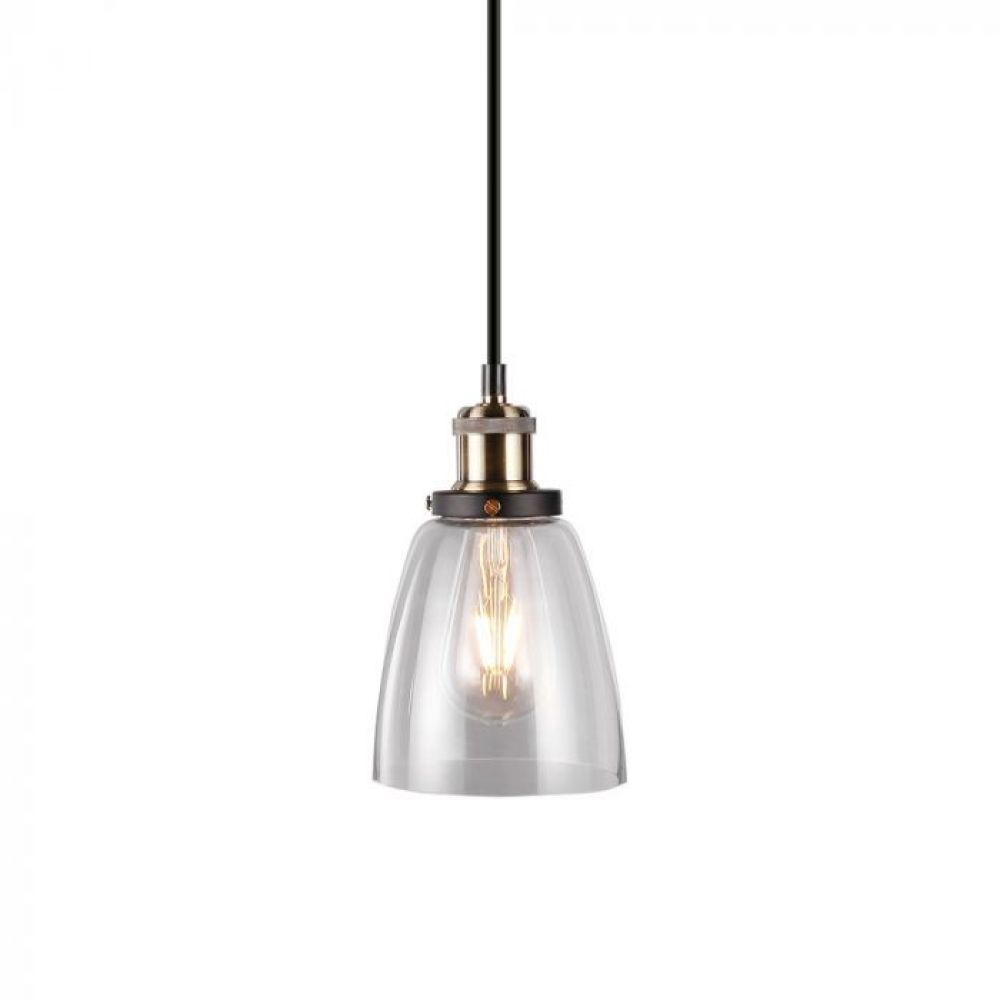 V-TAC E27 Glas Hanglamp – Transparant
