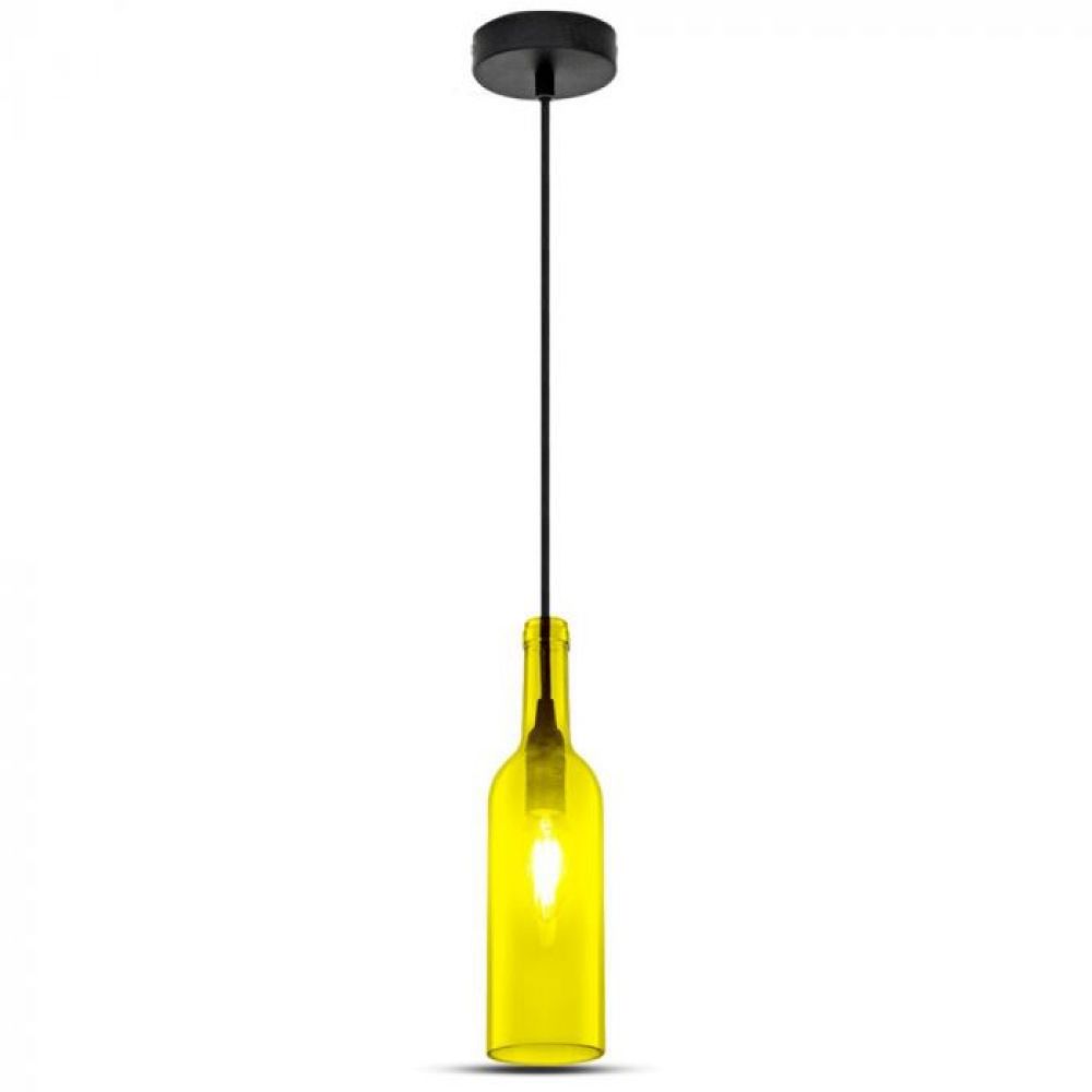 V-TAC Fles Hanglamp – E14 Fitting – Geel