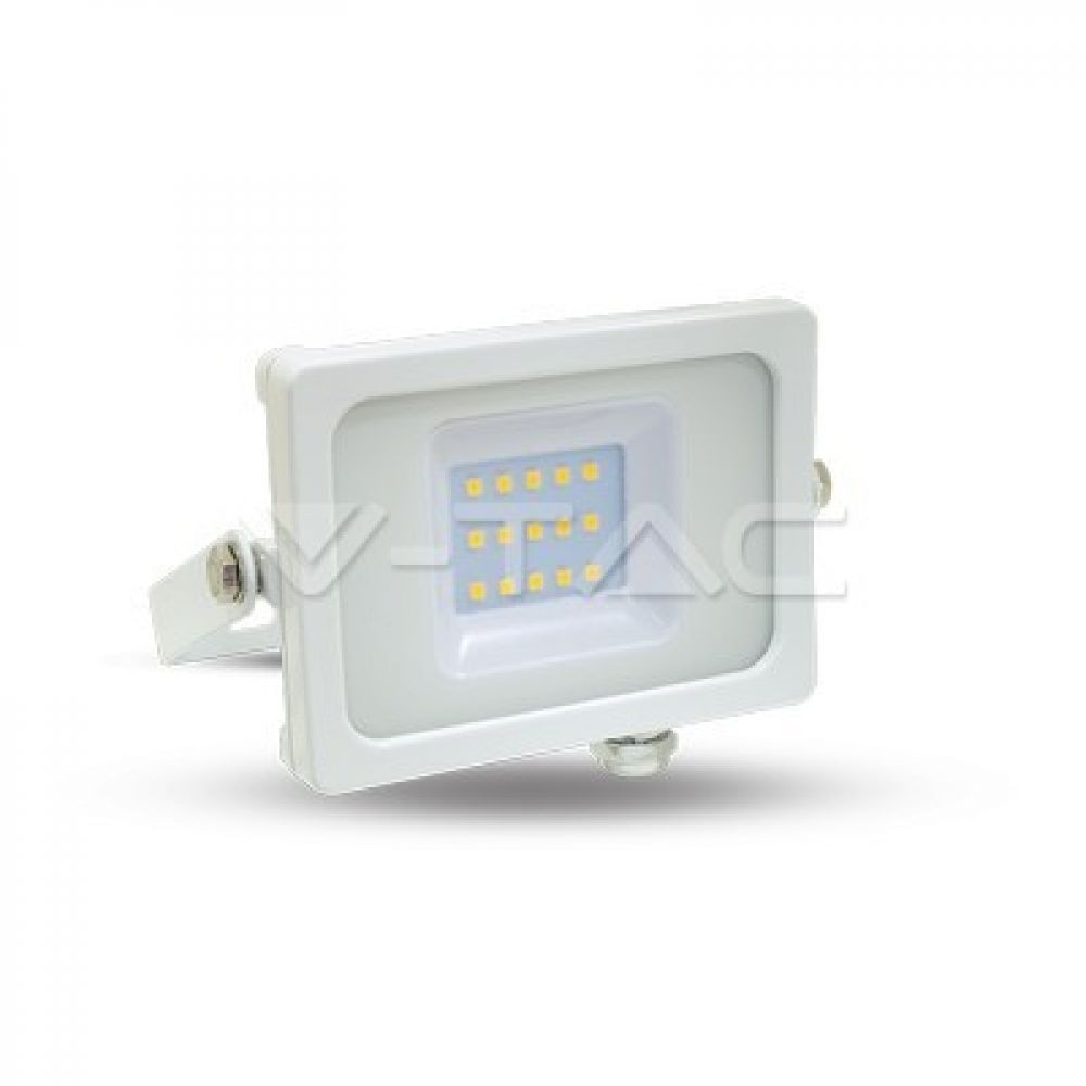 LED Breedstraler 10W SMD – Warm Wit, 3000K, 800lm, IP65, Zwart