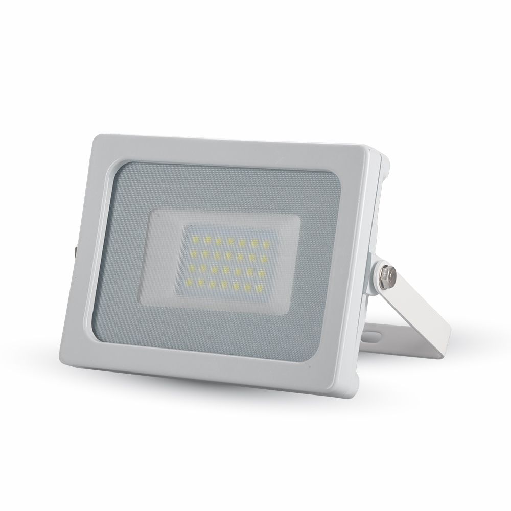 LED Breedstraler 20W – 6400K - Koud Wit – Wit