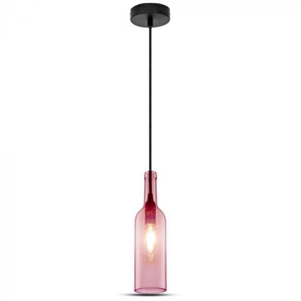 V-TAC Fles Hanglamp – E14 Fitting – Roze