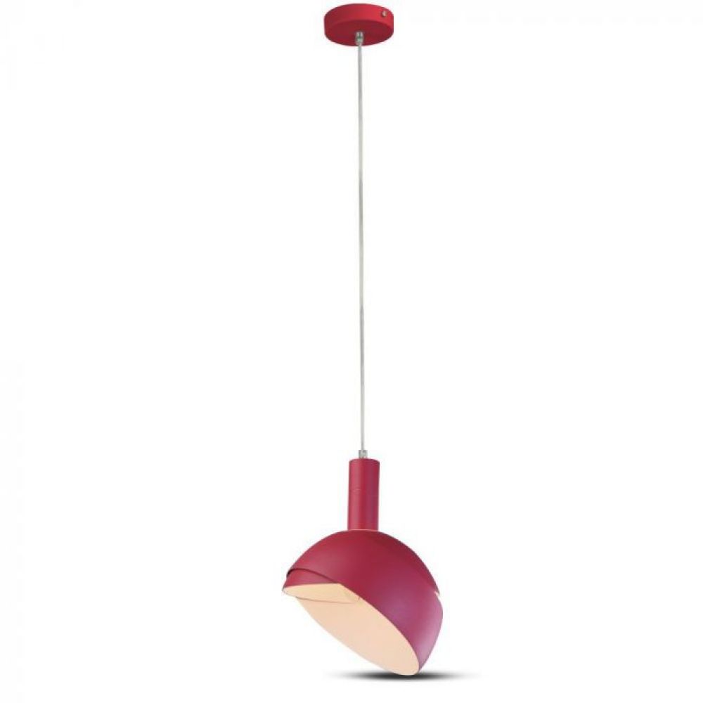 V-TAC E14 Hanglampfitting met Aluminium Lampenkap | Roze