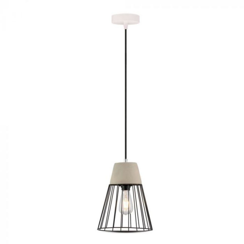 V-TAC Betonnen + Mesh Hanglamp – E27 – Ø250 mm