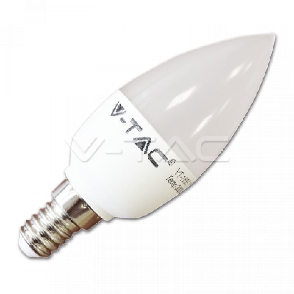 LED Kaarslamp – 6W | E14 Fitting | Warm Wit Licht (2700K) | 470 lumen