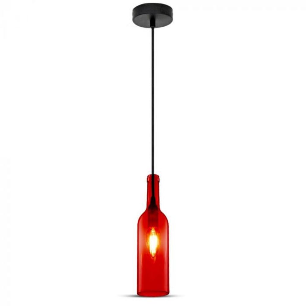 V-TAC Fles Hanglamp – E14 Fitting – Rood