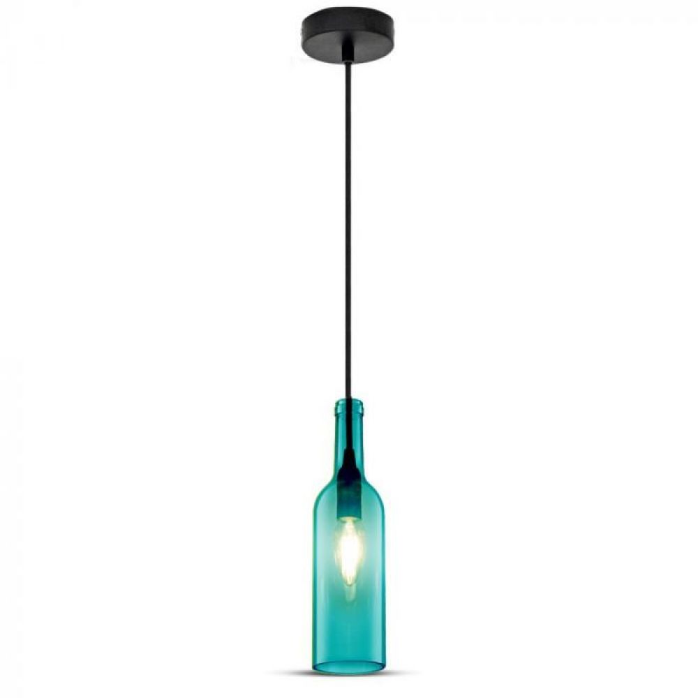 V-TAC Fles Hanglamp – E14 Fitting – Blauw