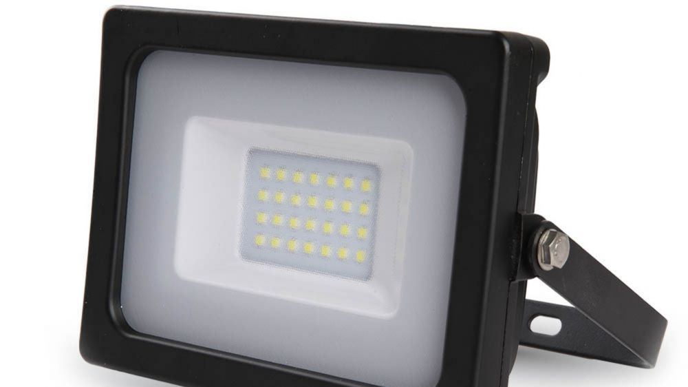 LED Breedstraler 20W | 3000K | Zwart
