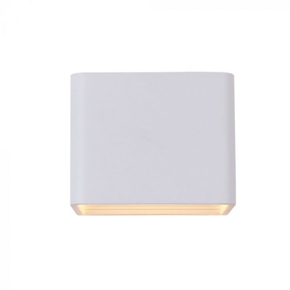 V-TAC 5W LED Wandlamp – Wit, Vierkant – Warm Wit (3000K)
