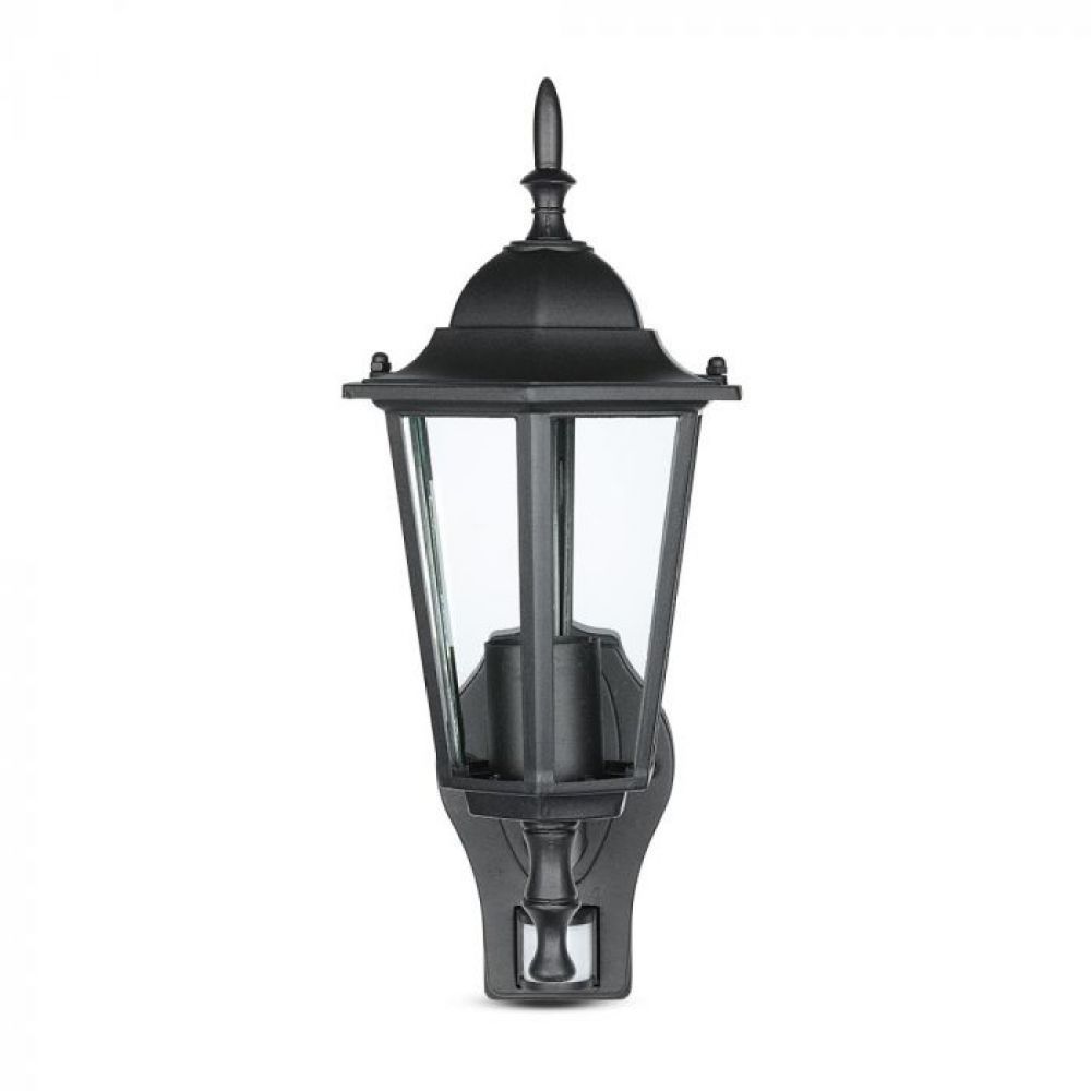 V-TAC Wandlamp met Sensor – E27 – Mat Zwart
