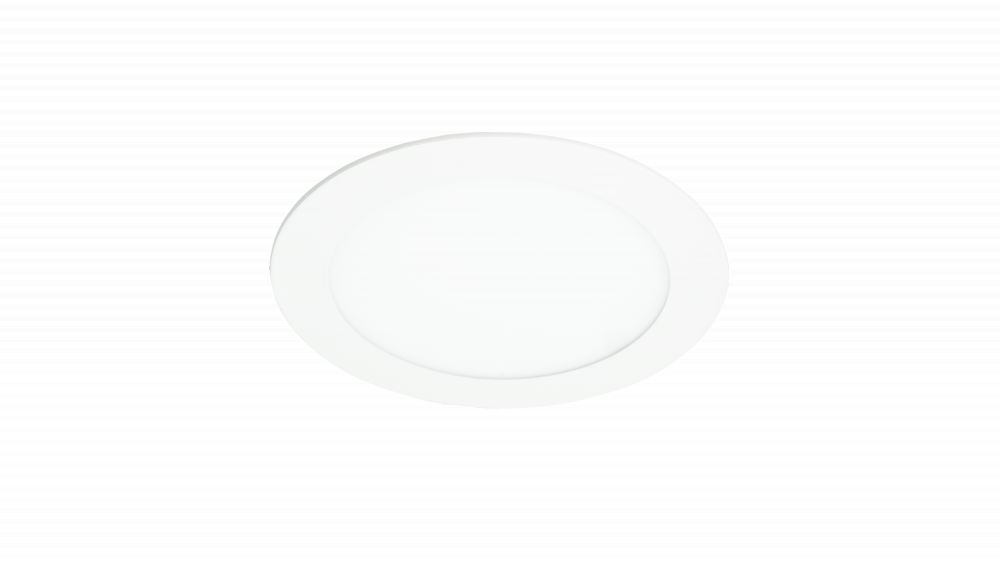 LED SLIM PANEEL 12W, 3CCT, 3000K/4000K/6000K, 1090lm, 120°, CRI≥80, Ø167xH15, boorgat Ø 155mm, Rond, IP20, Wit