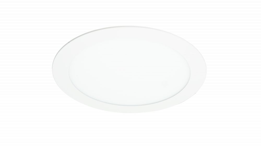 LED SLIM PANEEL 18W, 3CCT, 1800lm, 120°, CRI≥80, Ø221xH15, boorgat Ø 205mm, Rond, IP20, Wit