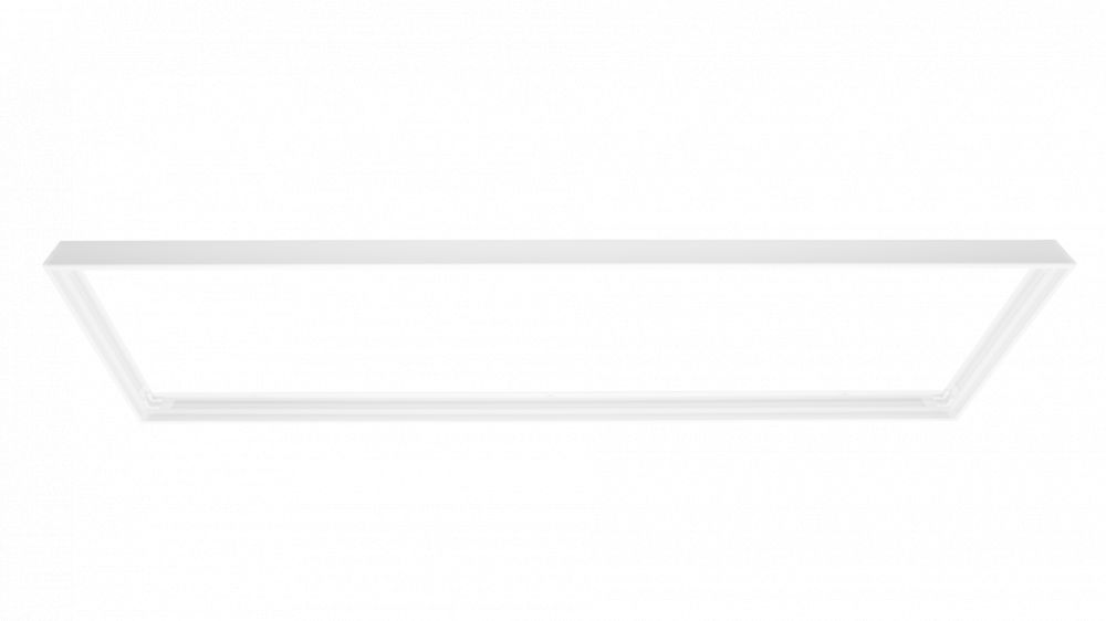 Opbouw Clickframe voor EDGE-LIT LED Paneel 300x1200x43mm
