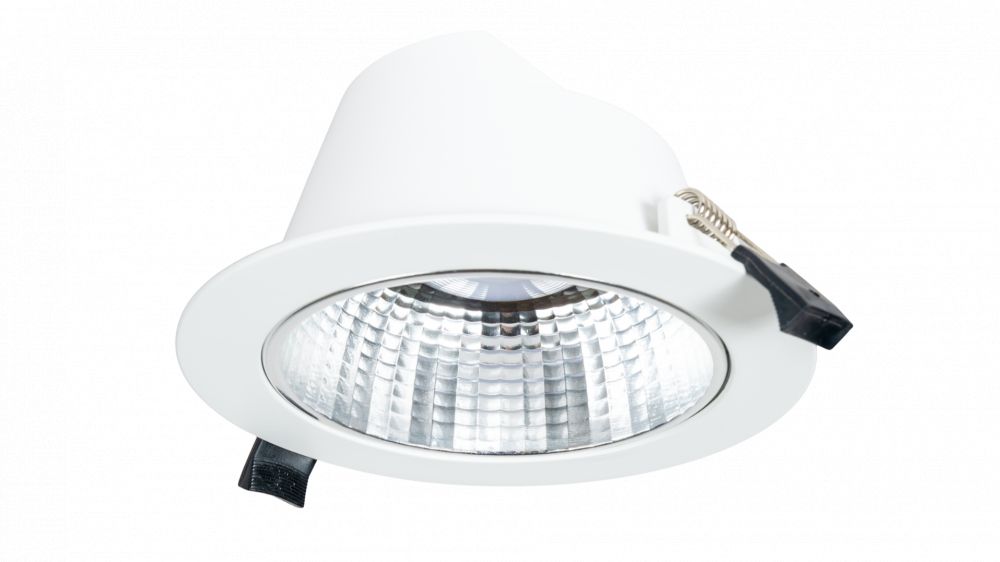 Led inbouw downlight 25w, 3000K 4000K 5700K, 2650lm, 90°, CRI≥80, Ø 228xh98, boorgat Ø 193mm, IP20