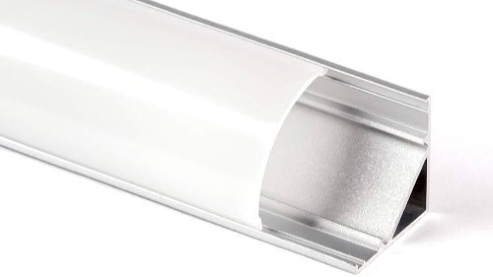 Aluminium Profiel LED Strip Hoek 2m - Compleet
