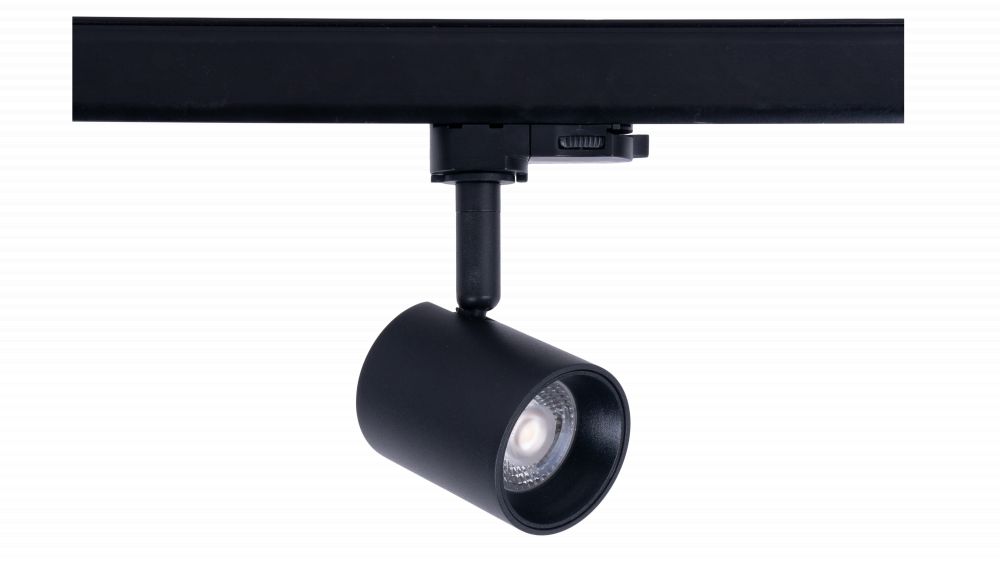 LED TRACKSPOT 8W, 3000K, 36°, Fase-Dimbaar, Zwart
