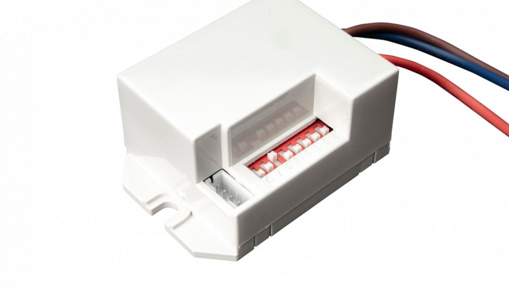 Inbouw Bewegingsmelder Infrarood, max. 400W, 56x37x26mm, IP20, Wit